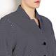 LUISA VIOLA navy textured notch collar JACKET