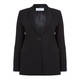 LUISA VIOLA SINGLE-BREASTED BLACK BLAZER