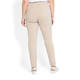 LUISA VIOLA COTTON STRETCH BEIGE 5 POCKET JEAN