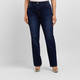 Luisa Viola Dark Denim Straight Cut Jeans 