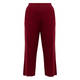 Luisa Viola Wide Leg Knitted Trousers Wine