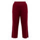 Luisa Viola Wide Leg Knitted Trousers Wine