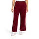 Luisa Viola Wide Leg Knitted Trousers Wine