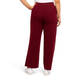 Luisa Viola Wide Leg Knitted Trousers Wine