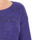 LUISA VIOLA KNITTED SEQUIN TUNIC BLUETTE