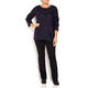 LOUISA VIOLA SEQUIN KNITTED TUNIC NAVY