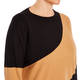 Luisa Viola Colour Block Sweater Black and Camel