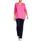 Luisa Viola V-Neck Sweater Fuchsia