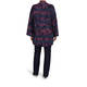 LUISA VIOLA FUCHSIA INTARSIA CARDIGAN