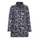 LUISA VIOLA BLACK PRINT REVERSIBLE PUFFA JACKET