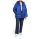 Luisa Viola Hooded Puffer Jacket Bluette