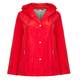 LUISA VIOLA red RAINCOAT with striped lining