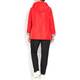 LUISA VIOLA red RAINCOAT with striped lining