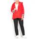 LUISA VIOLA red RAINCOAT with striped lining