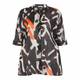 LUISA VIOLA ETHNIC PRINT VOILE SHIRT