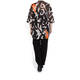 LUISA VIOLA ETHNIC PRINT VOILE SHIRT