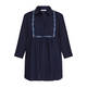 Luisa Viola Flax Linen Shirt Navy