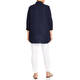 Luisa Viola Flax Linen Shirt Navy