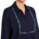 Luisa Viola Flax Linen Shirt Navy