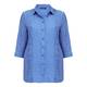 LUISA VIOLA blue linen SHIRT