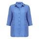 LUISA VIOLA blue linen SHIRT