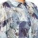 LUISA VIOLA abstract denim print cotton SHIRT