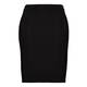 LUISA VIOLA black punto milano pencil SKIRT