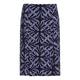 LUISA VIOLA tile print SKIRT