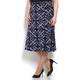 LUISA VIOLA tile print SKIRT