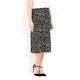 LUISA VIOLA STRETCH JERSEY PRINTED PULL ON SKIRT