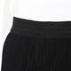 LUISA VIOLA ELASTICATED WAIST BLACK MIDI SKIRT