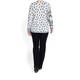 LUISA VIOLA MONOCHROME PRINT SWEATER