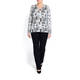 LUISA VIOLA MONOCHROME PRINT SWEATER