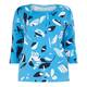 LUISA VIOLA PRINT SWEATER BLUE