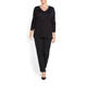 LUISA VIOLA GLITTER SWEATER WITH CASHMERE