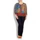 LUISA VIOLA indian print SWEATER