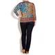 LUISA VIOLA indian print SWEATER