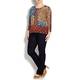 LUISA VIOLA indian print SWEATER