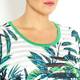 Luisa Viola emerald tropical print SWEATER