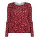 LUISA VIOLA ANIMAL PRINT SWEATER RED