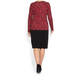 LUISA VIOLA ANIMAL PRINT SWEATER RED