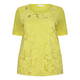 LUISA VIOLA LIME T-SHIRT BOTANICAL CUT-OUT FRONT