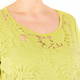 LUISA VIOLA LIME T-SHIRT BOTANICAL CUT-OUT FRONT