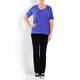 LUISA VIOLA EMBELLISHED T-SHIRT BLUETTE