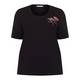 LUISA VIOLA EMBELLISHED T-SHIRT BLACK