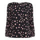 LUISA VIOLA SPOT PRINT TOP BLACK