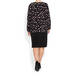 LUISA VIOLA SPOT PRINT TOP BLACK