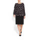 LUISA VIOLA SPOT PRINT TOP BLACK