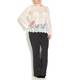 LUISA VIOLA scallop edge lace TOP