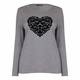 LUISA VIOLA charcoal embellished TOP